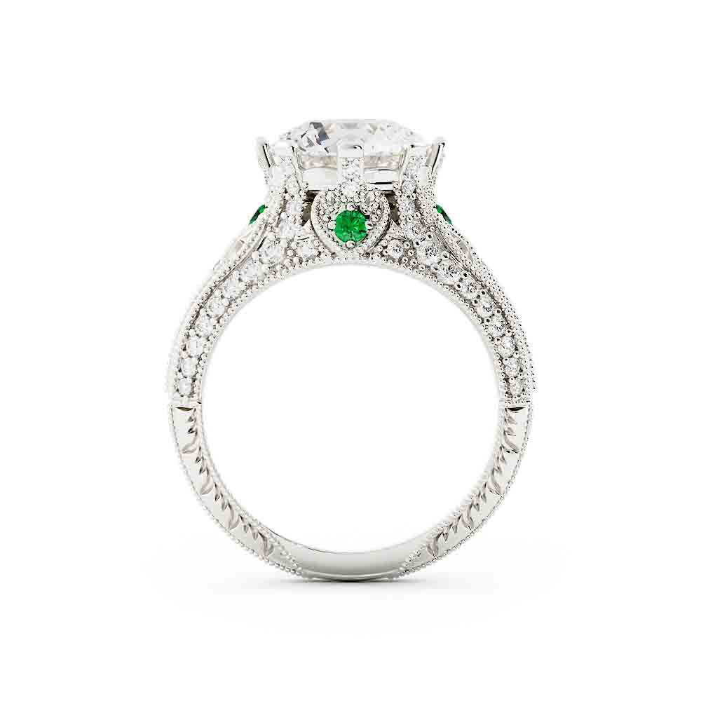 Vintage Round Diamond Ring