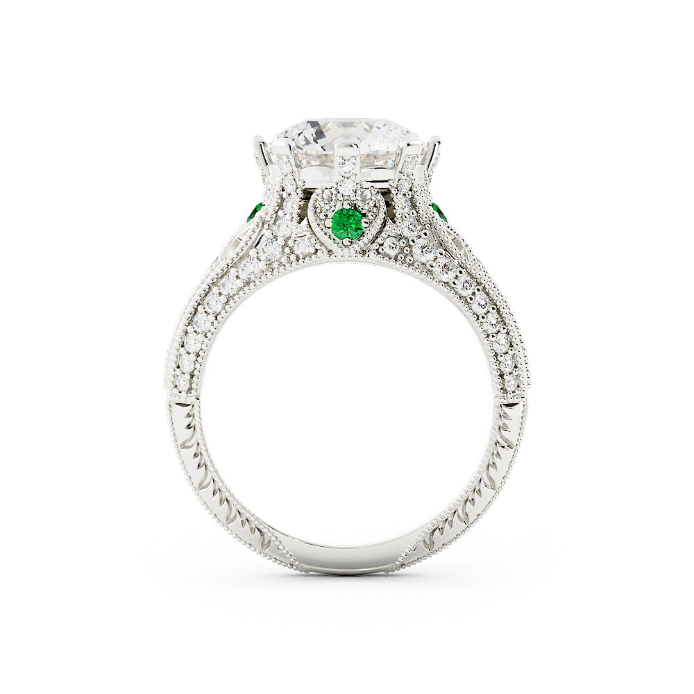 Vintage Round Diamond Ring