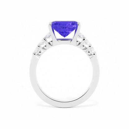 East-West Center Stone Solitaire