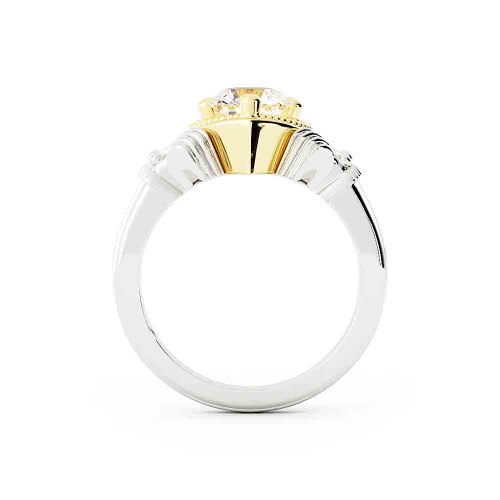 Custom Claddagh Ring With Birthstone