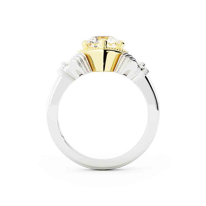 Custom Claddagh Ring With Birthstone