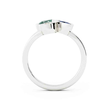 Split Shank Colored Stone Ring