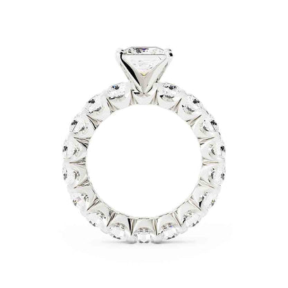 Eternity Diamond Ring With Princess Center