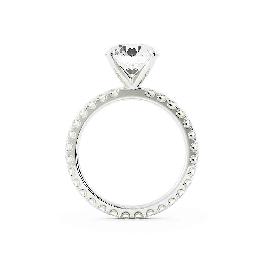 Classic Rd Diamond Engagement Ring
