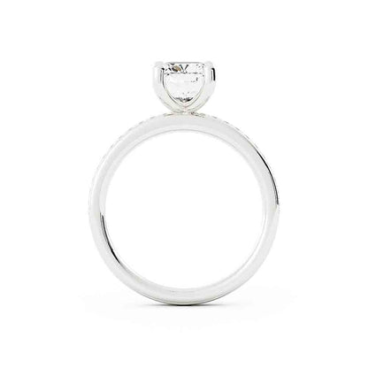 Rd Diamond Ring With Bead Set Diamonds