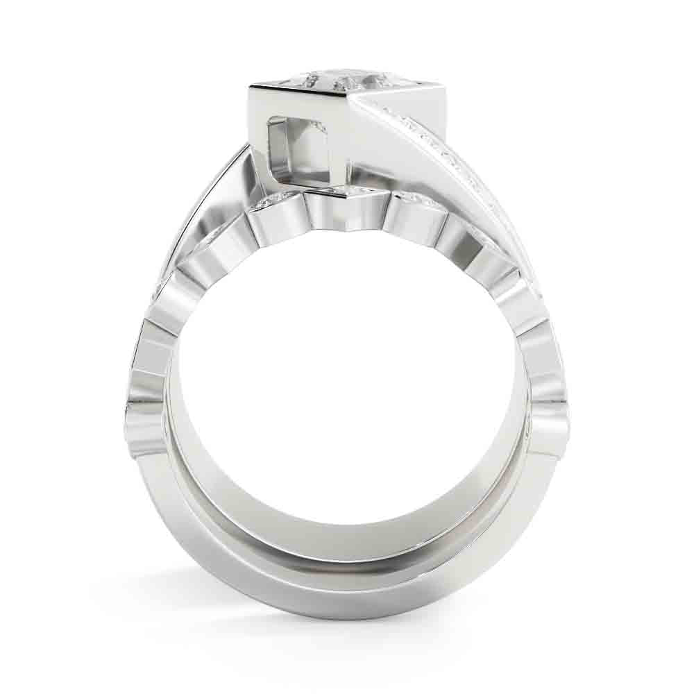 Princess and Round Diamond Set