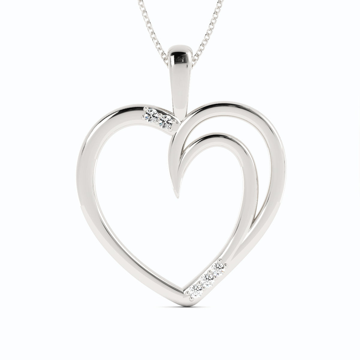 Diamond Heart Pendant