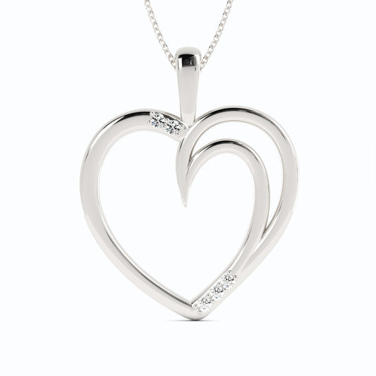 Diamond Heart Pendant