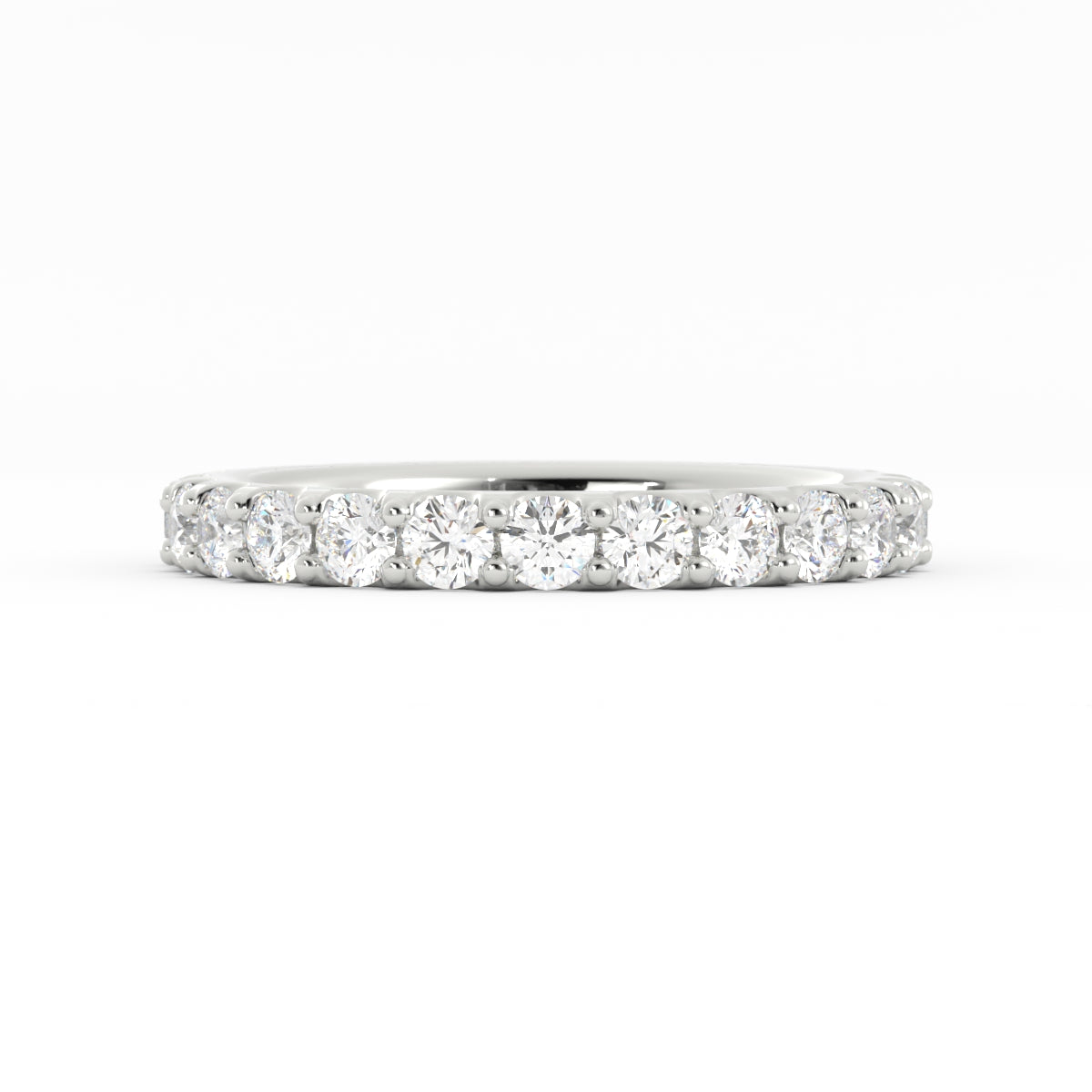 Round Diamond Eternity Band