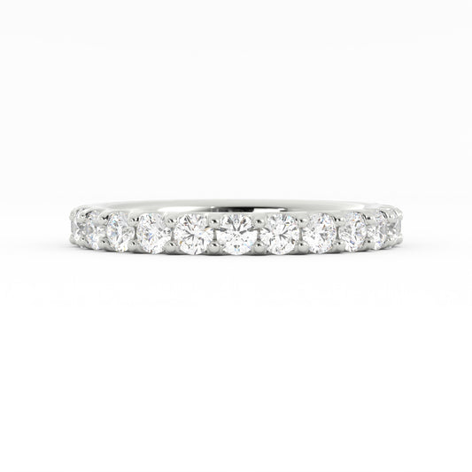 Round Diamond Eternity Band