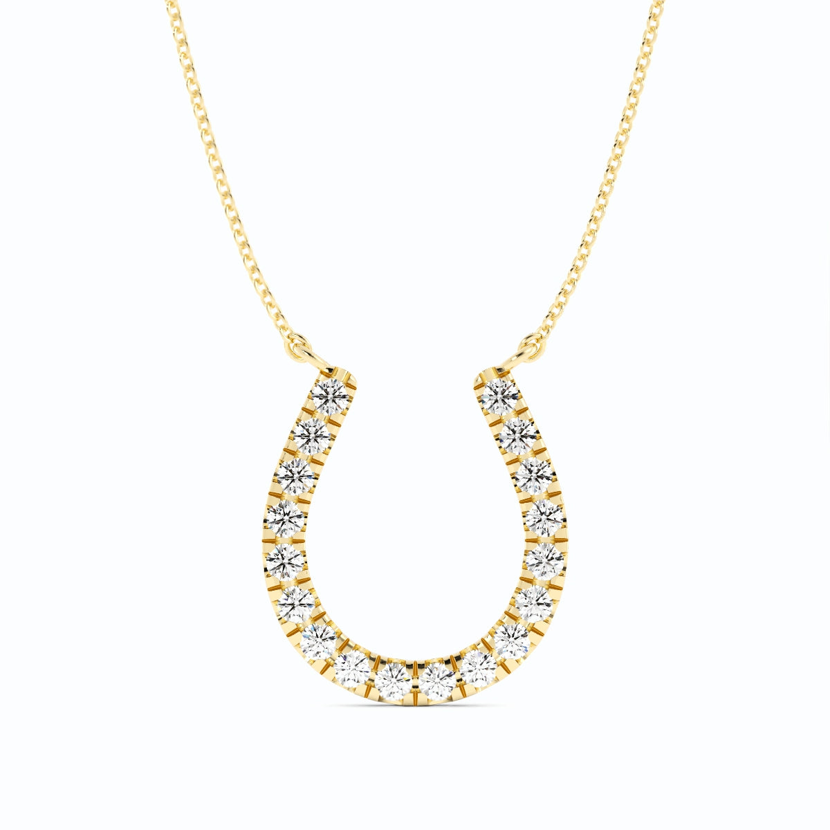 Diamond Horseshoe Pendant