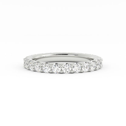 Round Diamond Eternity Band