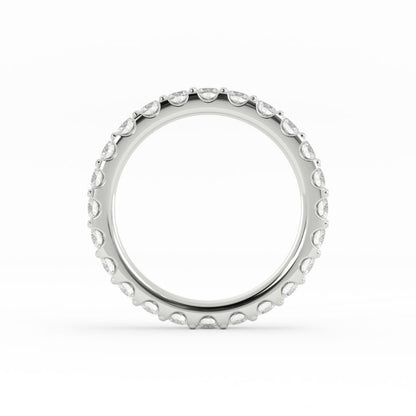 Round Diamond Eternity Band