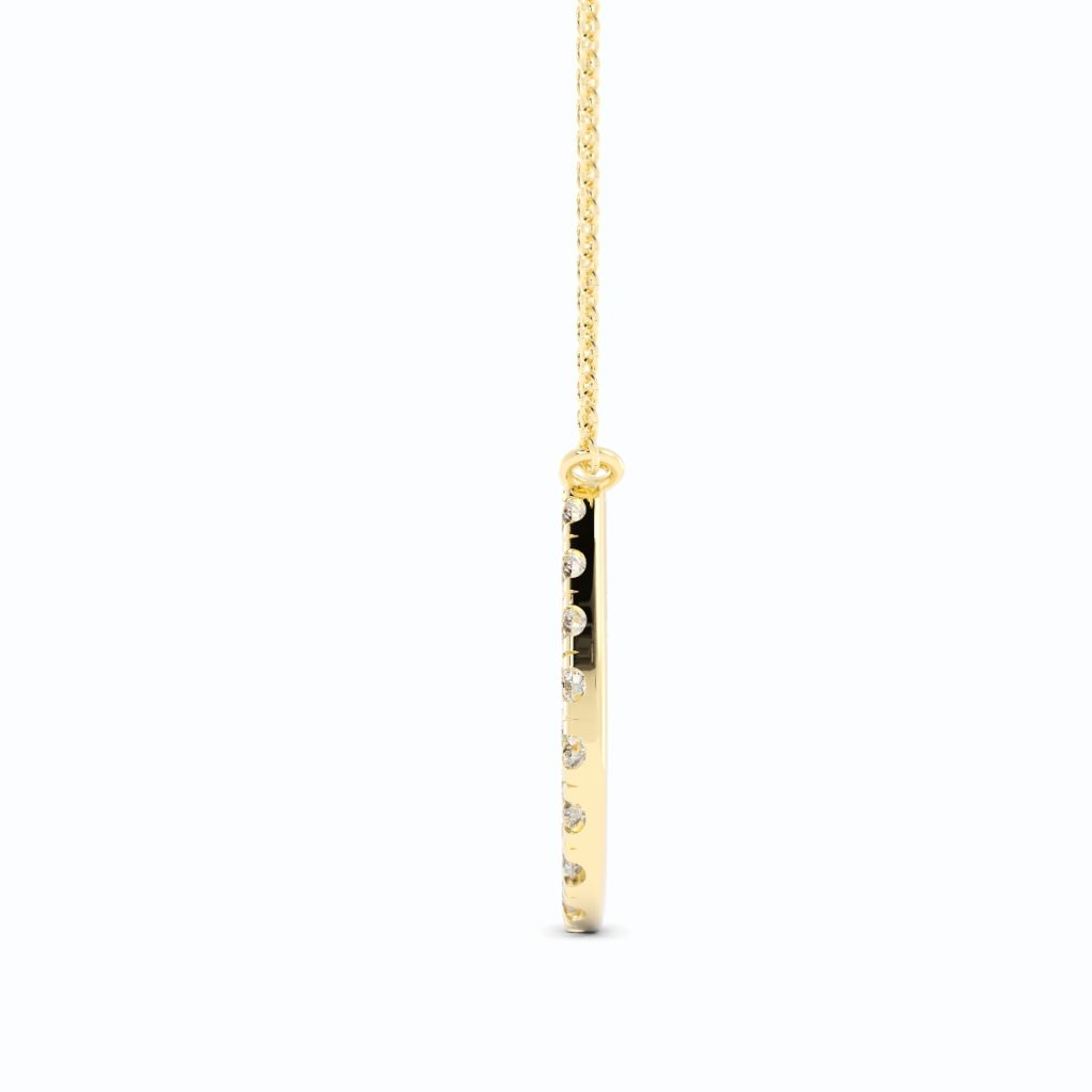 Diamond Horseshoe Pendant