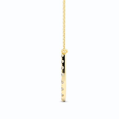 Diamond Horseshoe Pendant