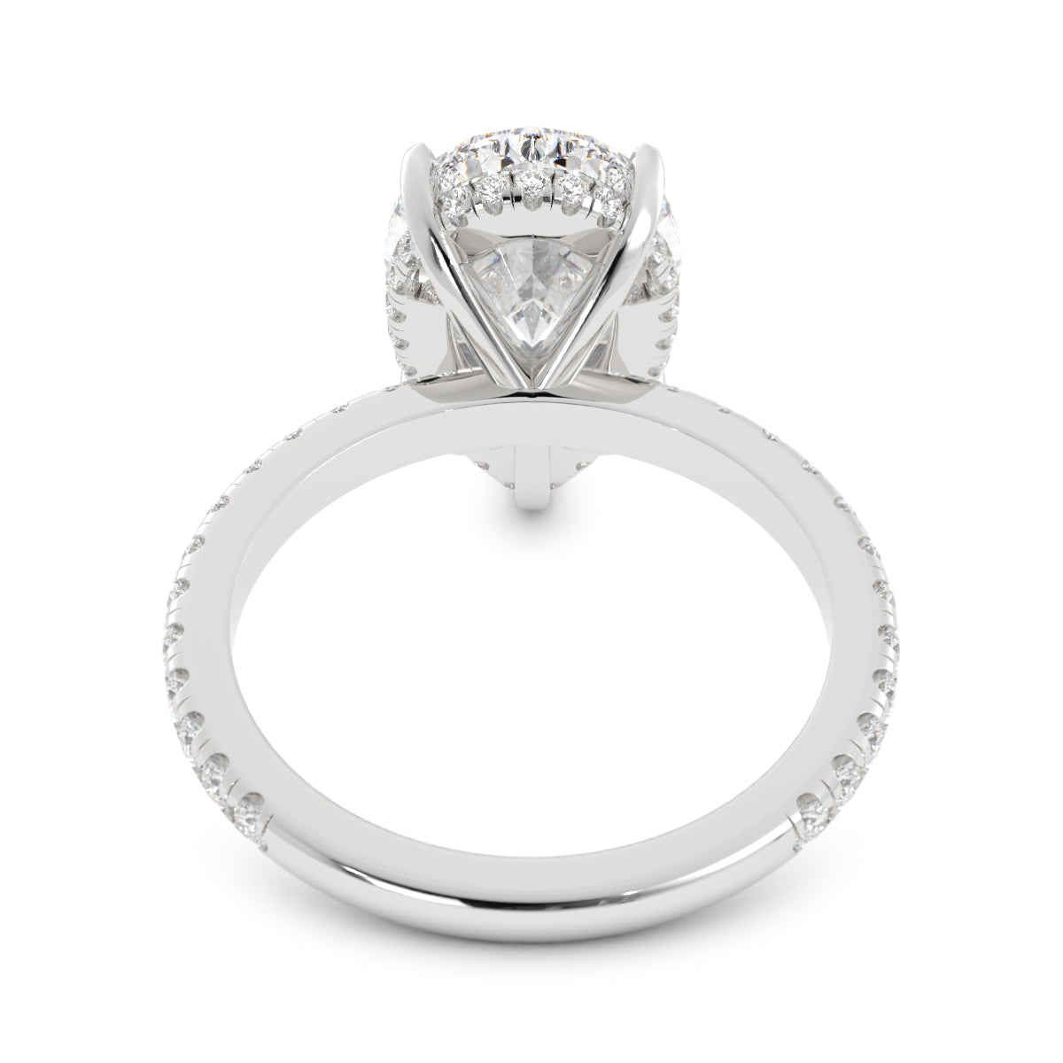 Pear Shaped Laboratory-Grown Diamond Ring