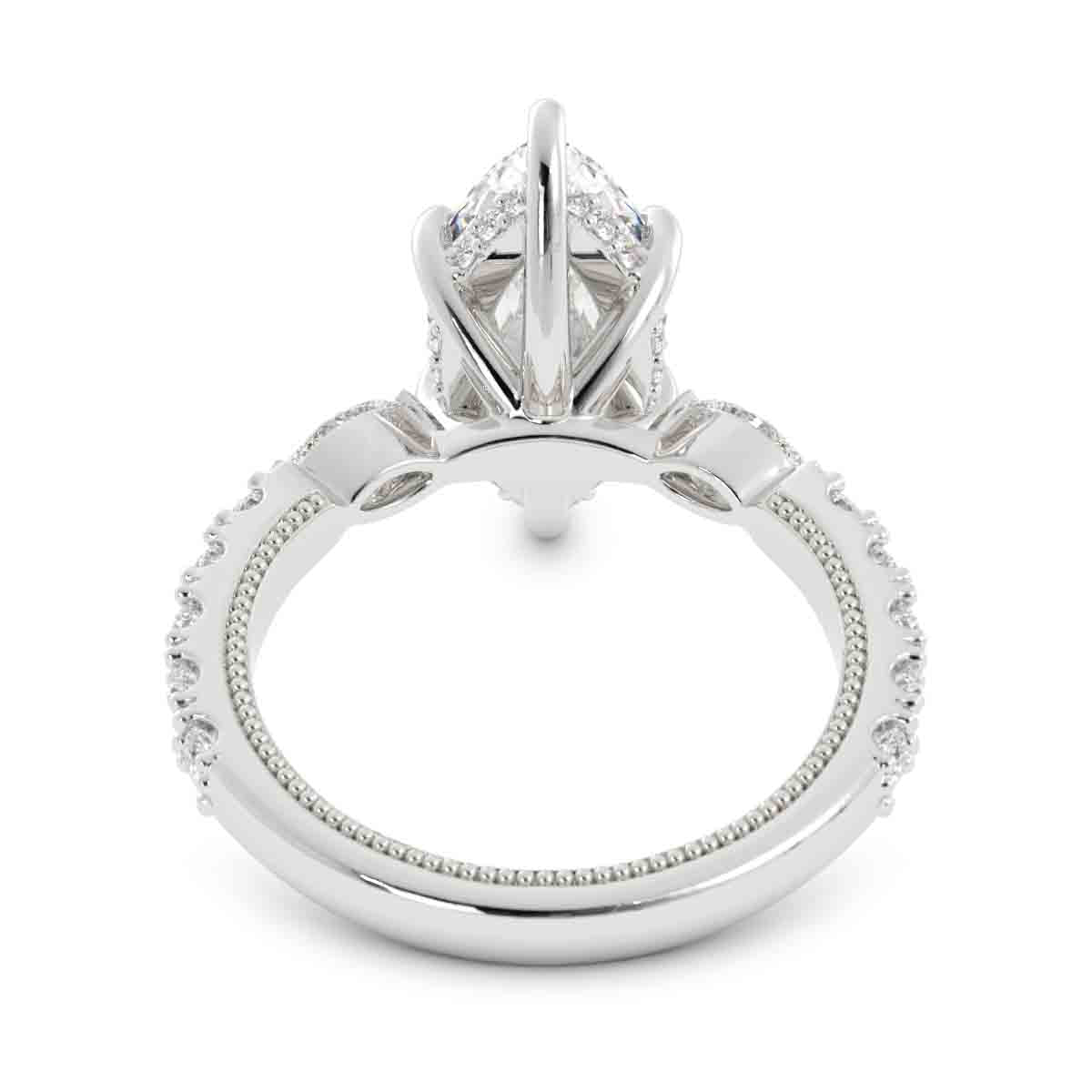 Marquise with Side Stones Diamond Ring