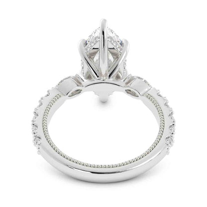 Marquise with Side Stones Diamond Ring