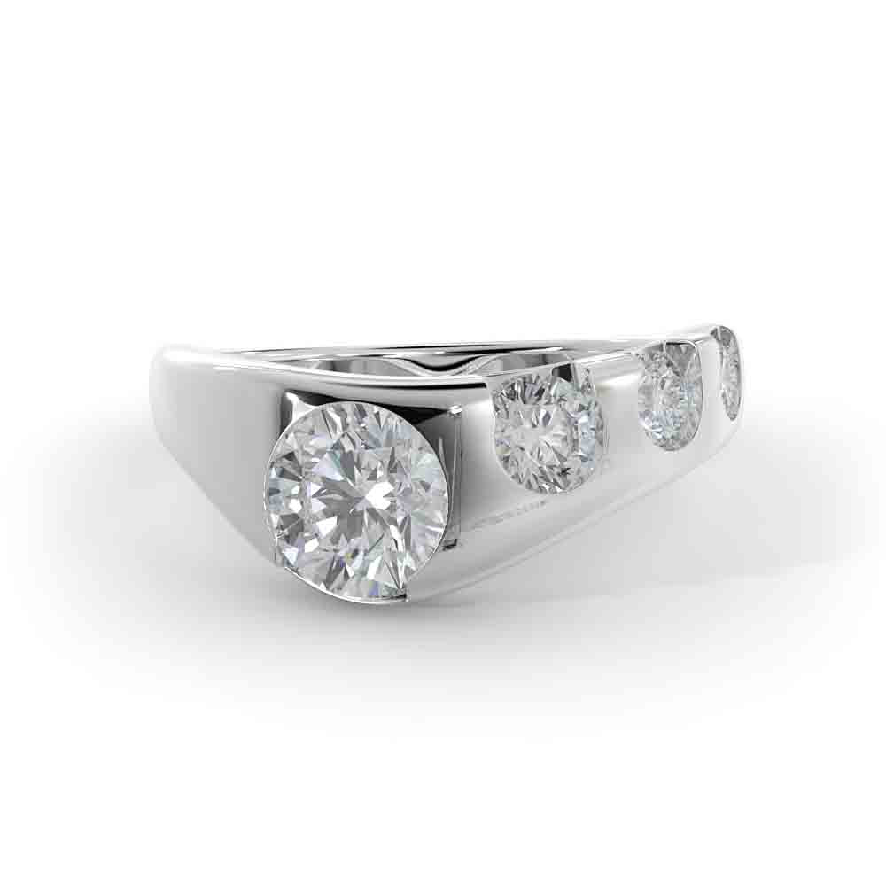Organic Diamond Ring