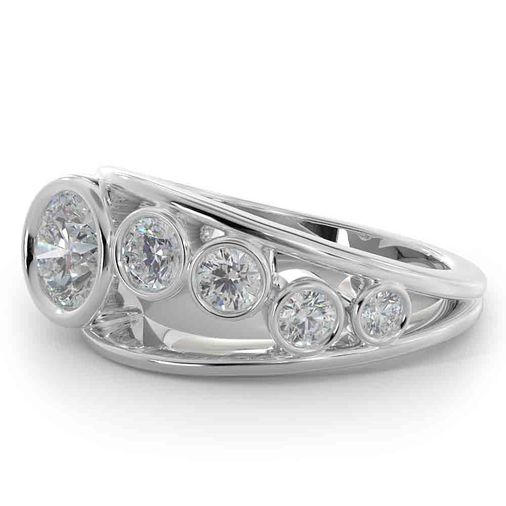 Modern Diamond Ring