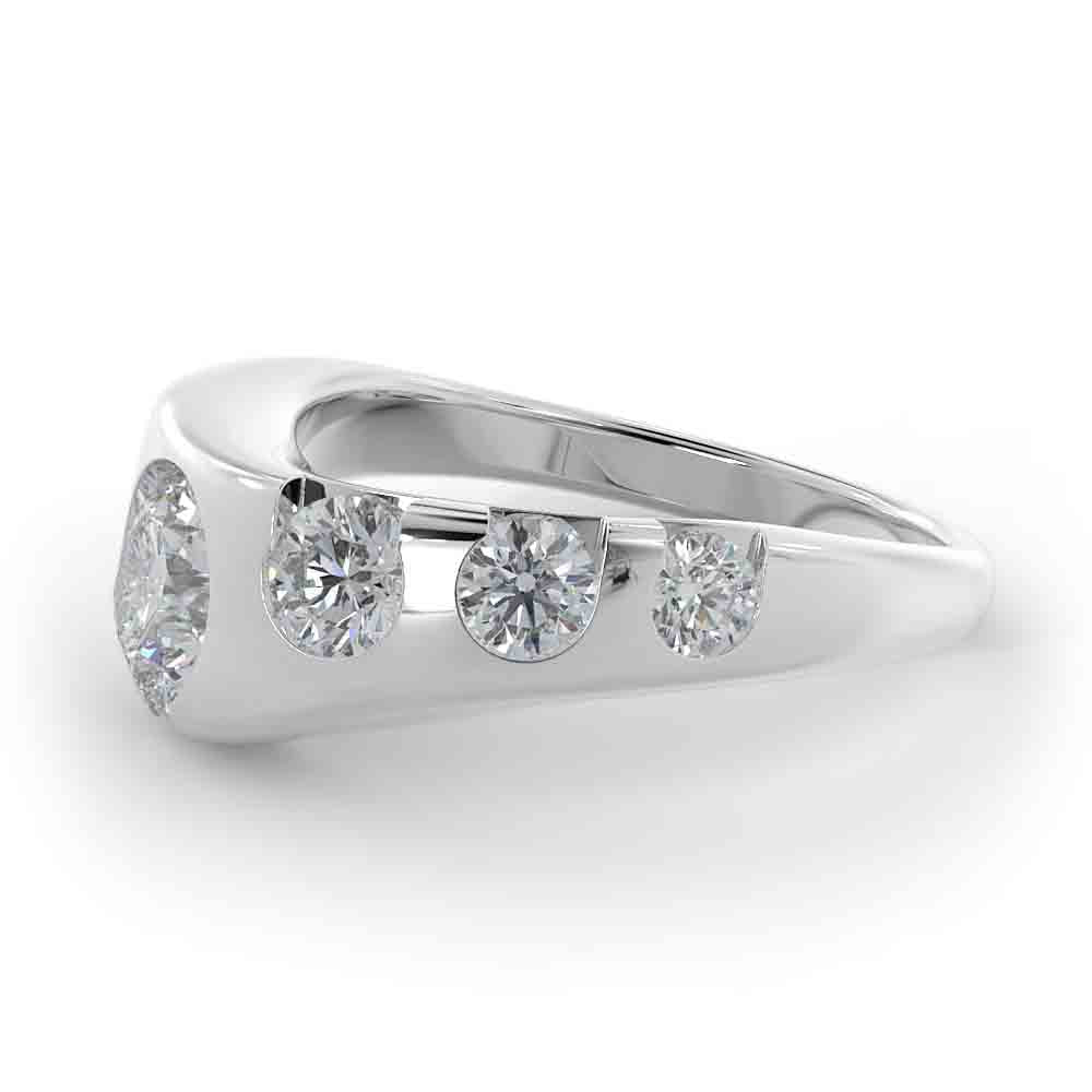 Organic Diamond Ring