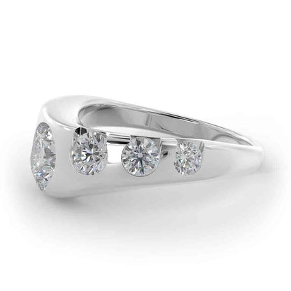 Organic Diamond Ring