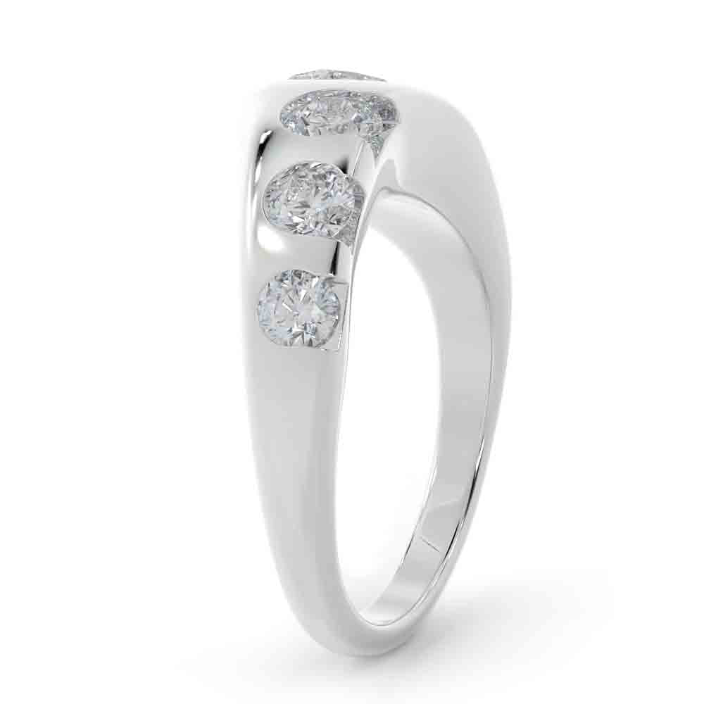 Organic Diamond Ring