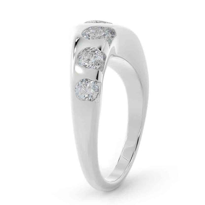 Organic Diamond Ring