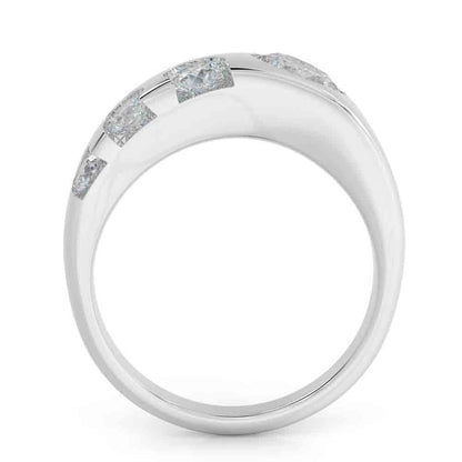Organic Diamond Ring